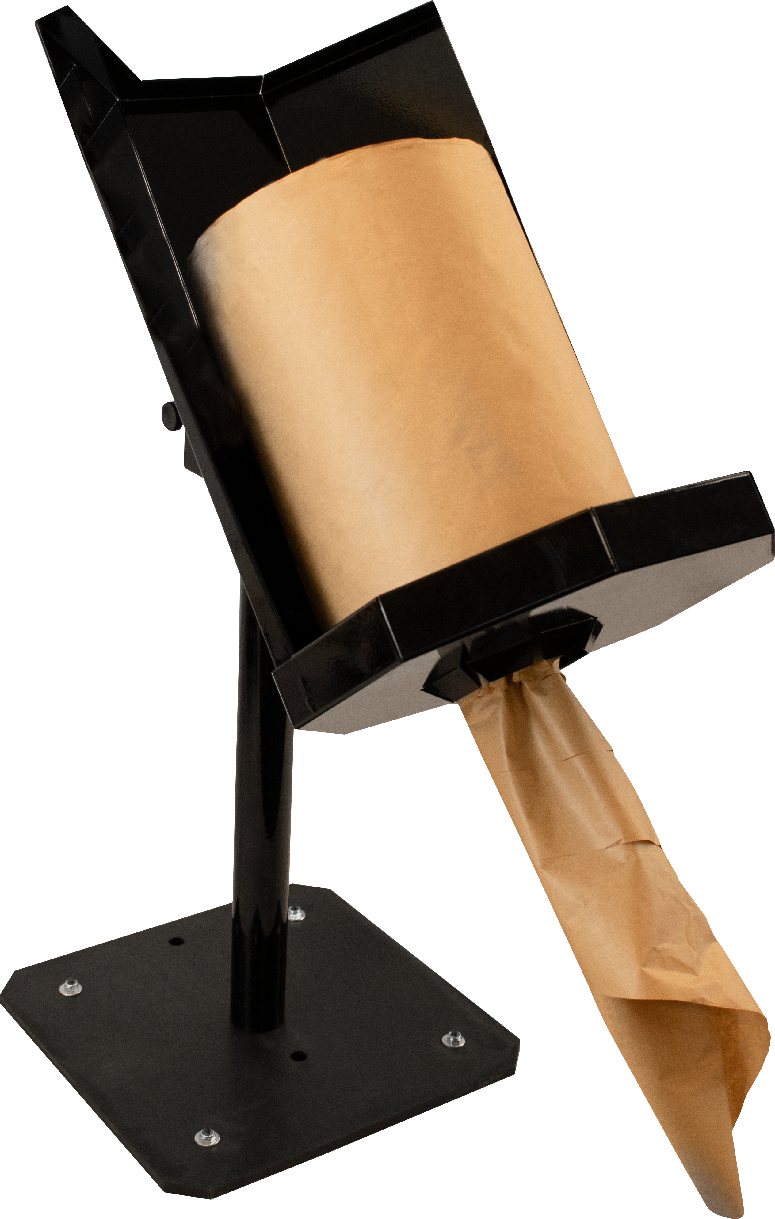 Encore #EP-5960 Vertical Kraft Paper Dispenser w/ Smooth Cutting Blade  (Holds 12 - 48 Rolls)