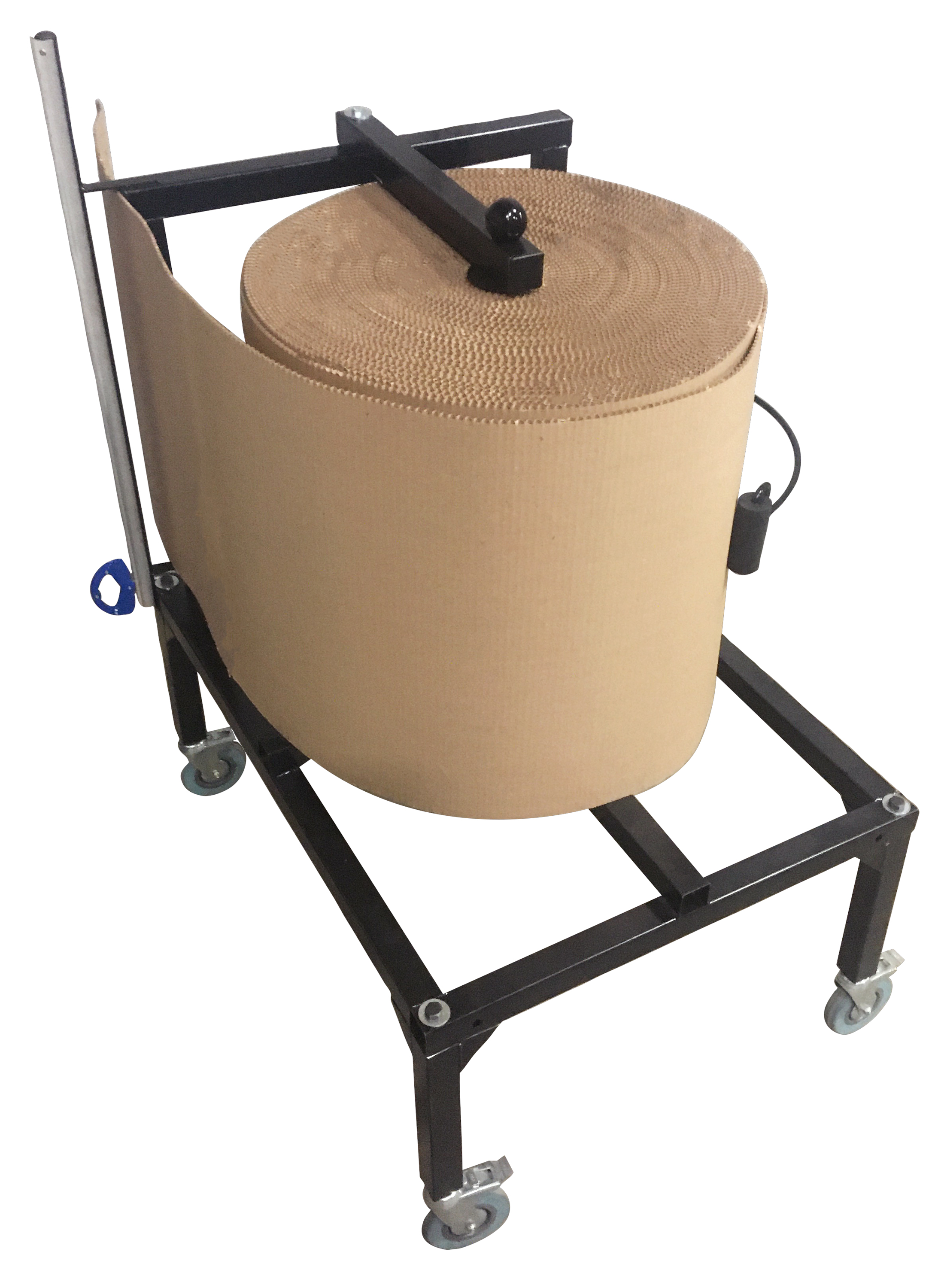 Encore #EP-5960 Vertical Kraft Paper Dispenser w/ Smooth Cutting Blade  (Holds 12 - 48 Rolls)